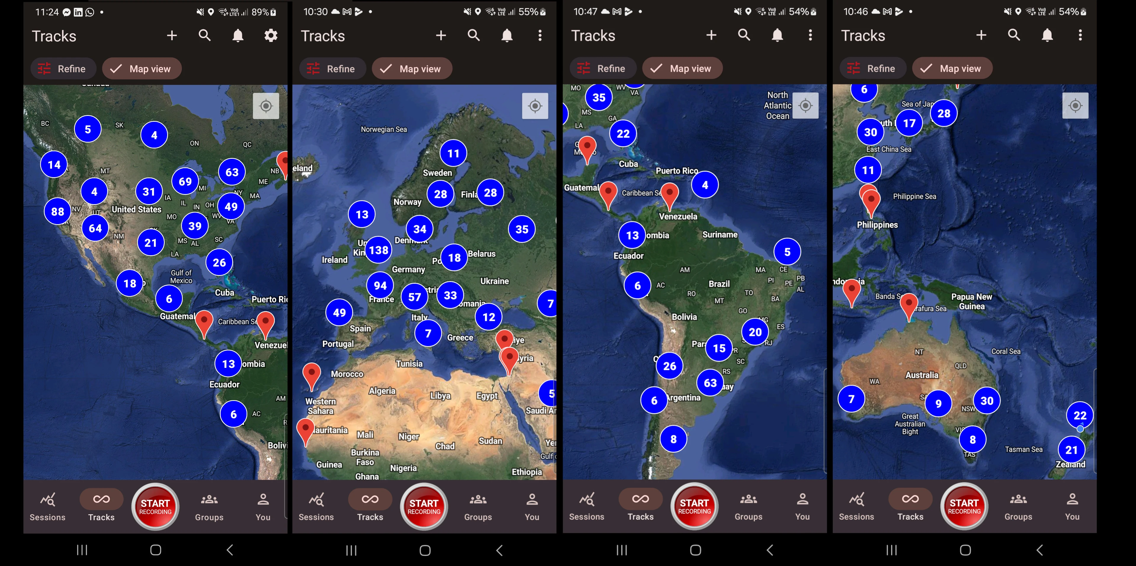 VRacer GPS Track Day Lap Timer screenshot